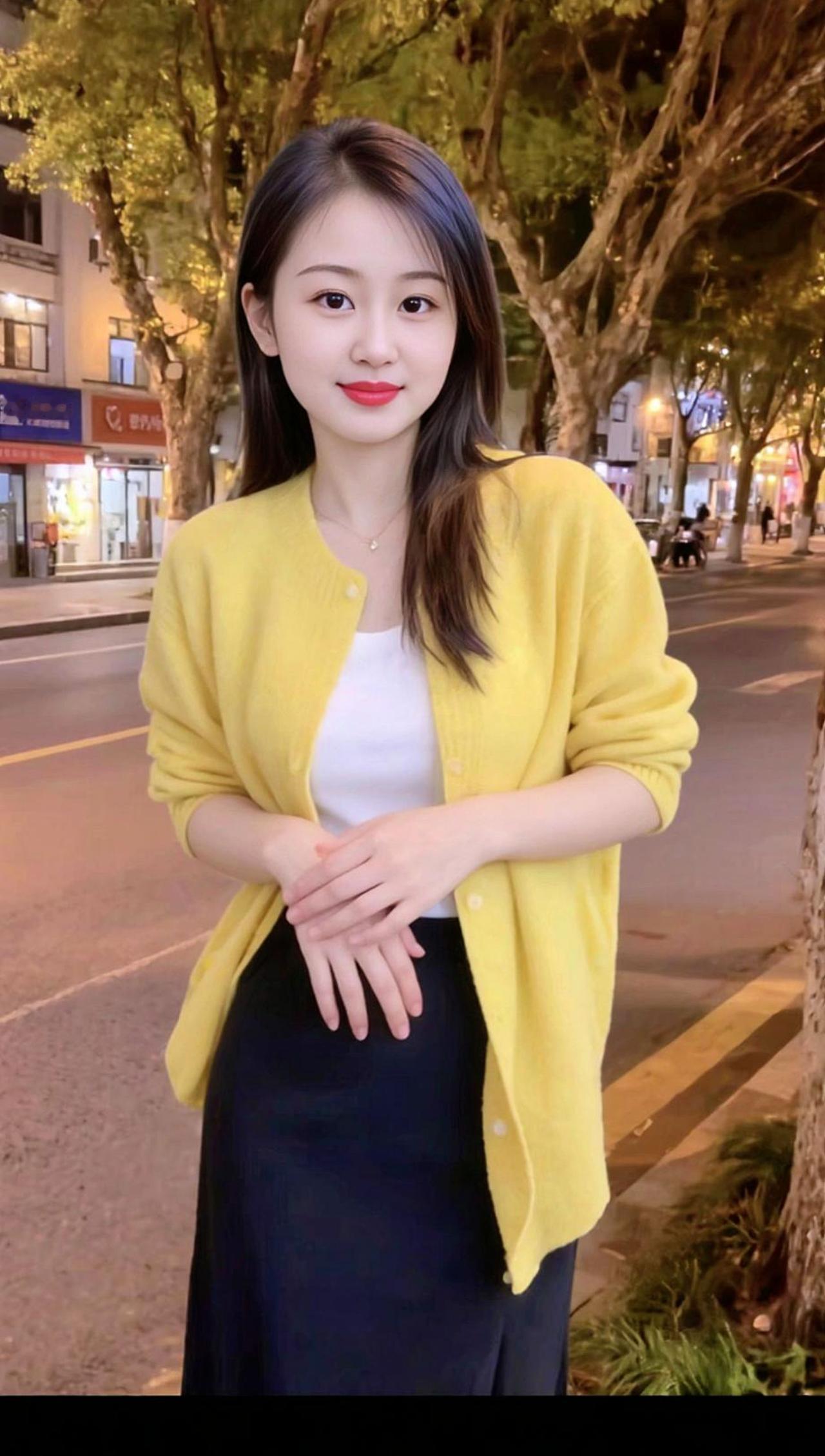 AI街景生活照 随变ai随便玩 日常分享 时尚穿搭 甜美女孩