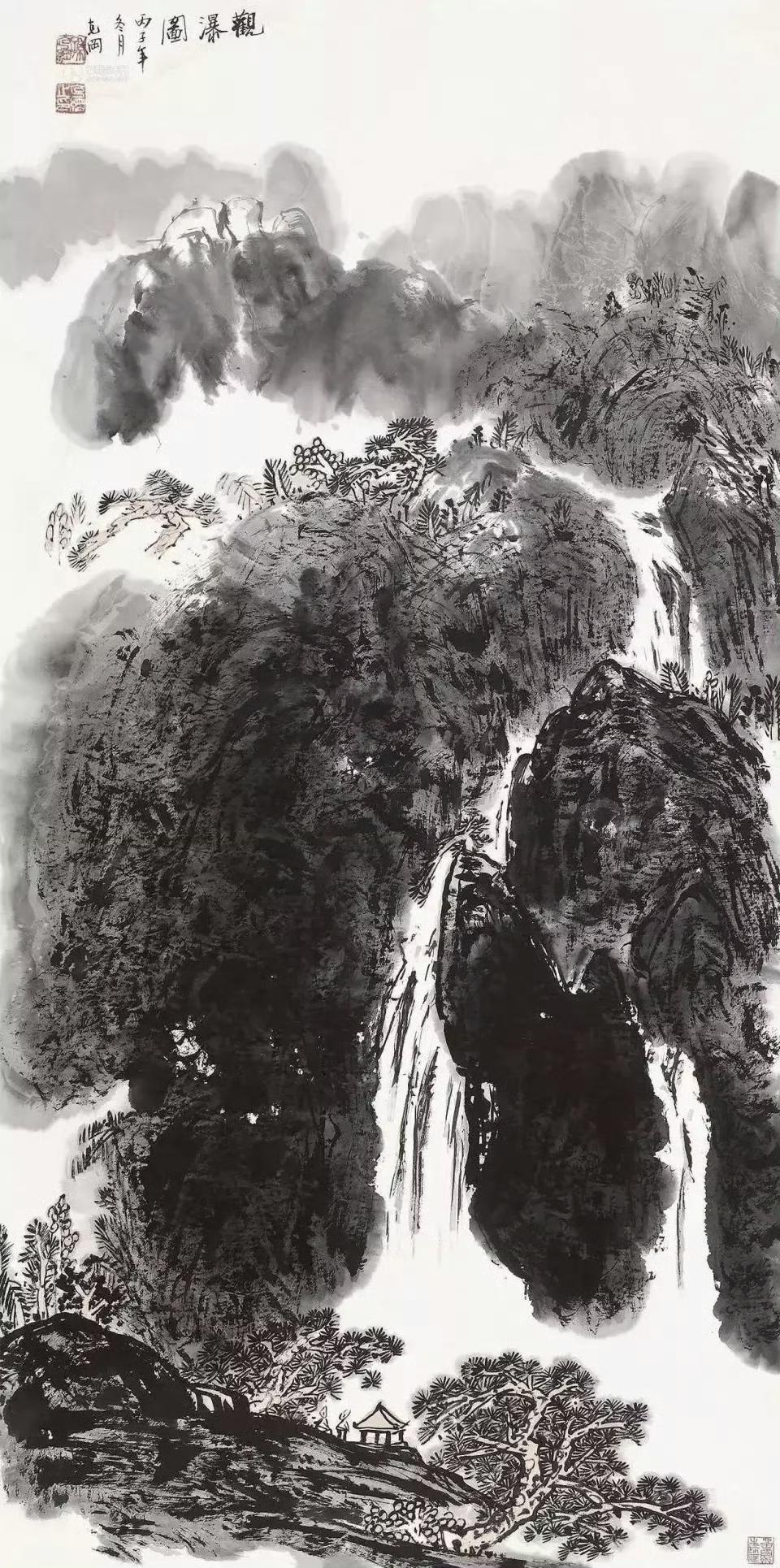 孙克刚作为天津画家，他的绘画作品真的超有魅力。他的画作常常能将传统与现代元素巧妙