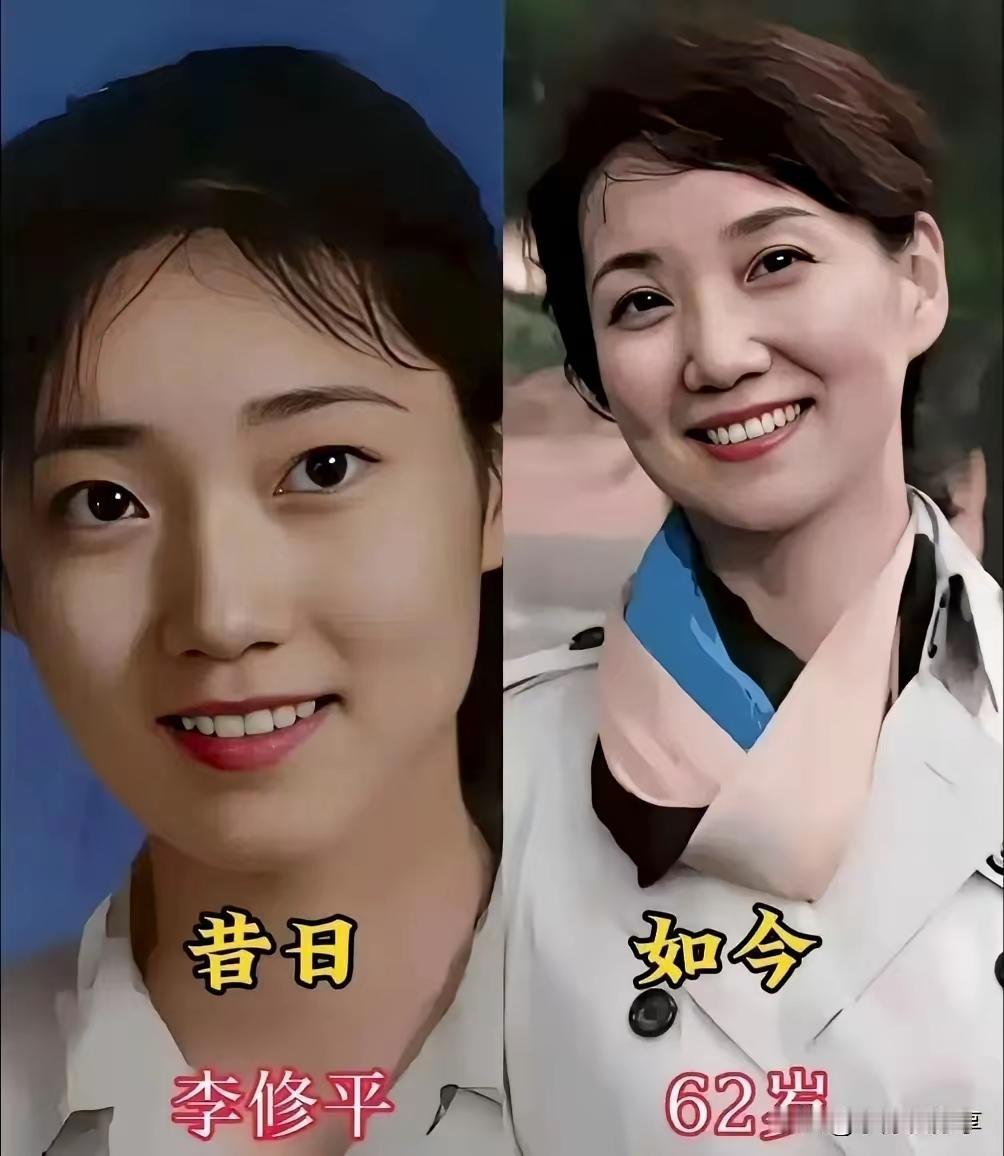 岁月沉淀出独特的风采。
央视新闻联播主持人,李修平素颜也优雅,年轻时候更漂亮，颜