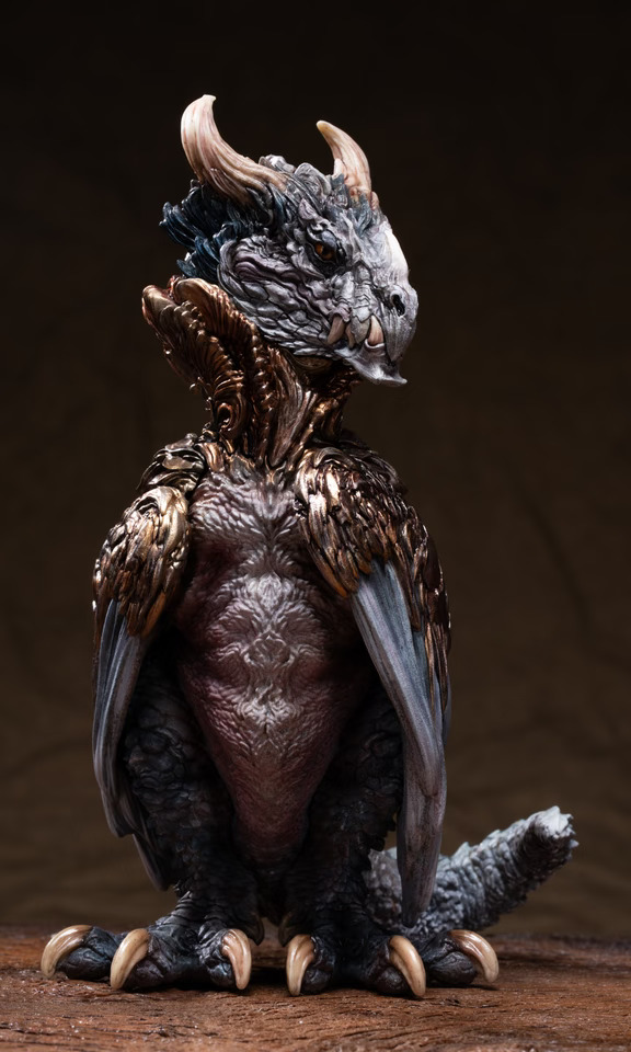 黏土星人原型设计·《エリツキドラゴン》月襟龙 黑金完成品【盲盒计划·第...