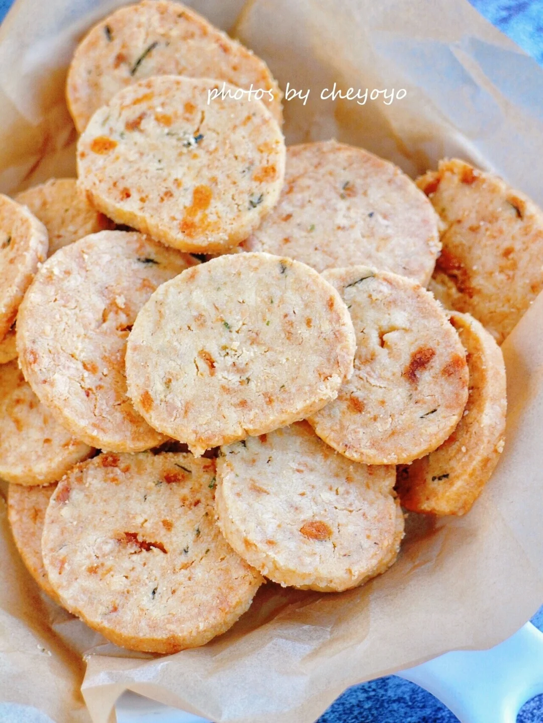 ㊙️吃不够！口口酥脆！芝士海苔肉松饼干