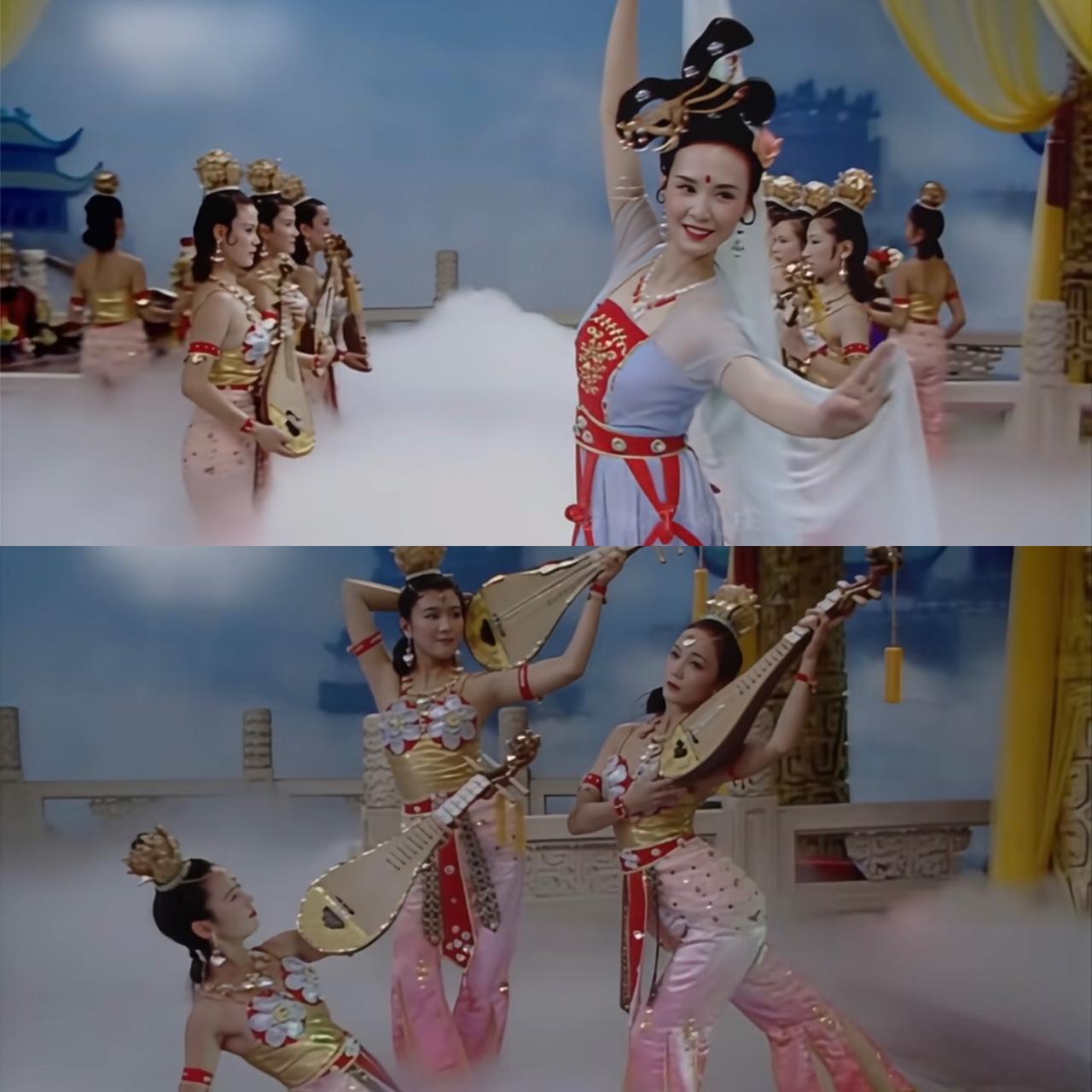 这个嫦娥如果再年轻10岁，
真的就无懈可击了，
以前小就看着仙女飘啊飘如今再看确