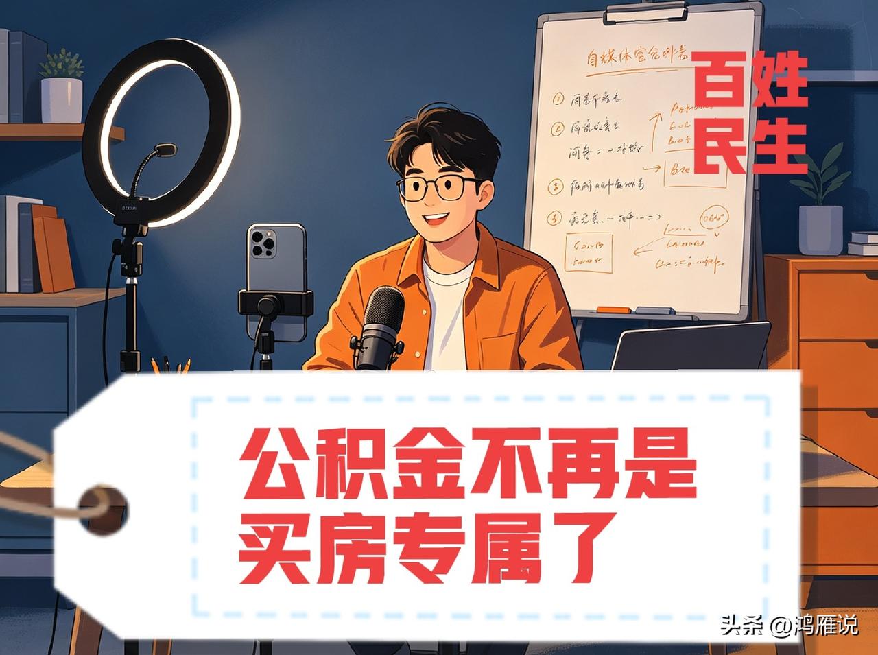 聚焦百姓民生，我又来报告好消息了！你知道么？7月底公积金变天了，不再是买房专属。