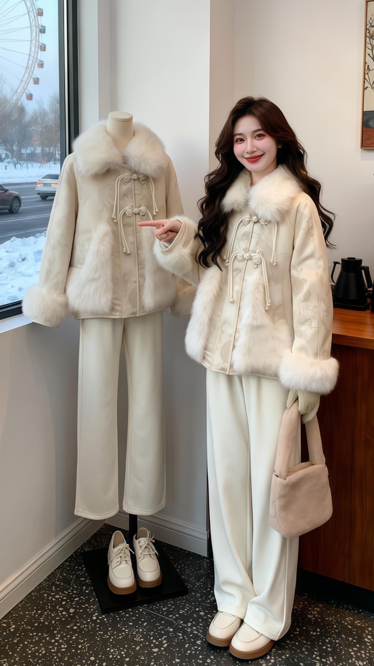 气质女神穿搭 优雅气质 精致穿搭  减龄气质 新中式穿搭