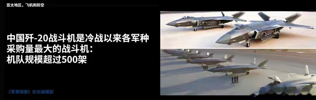 500架歼-20正式列装！中国3天造一架，五角大楼不说话也睡不着！18个航空旅、