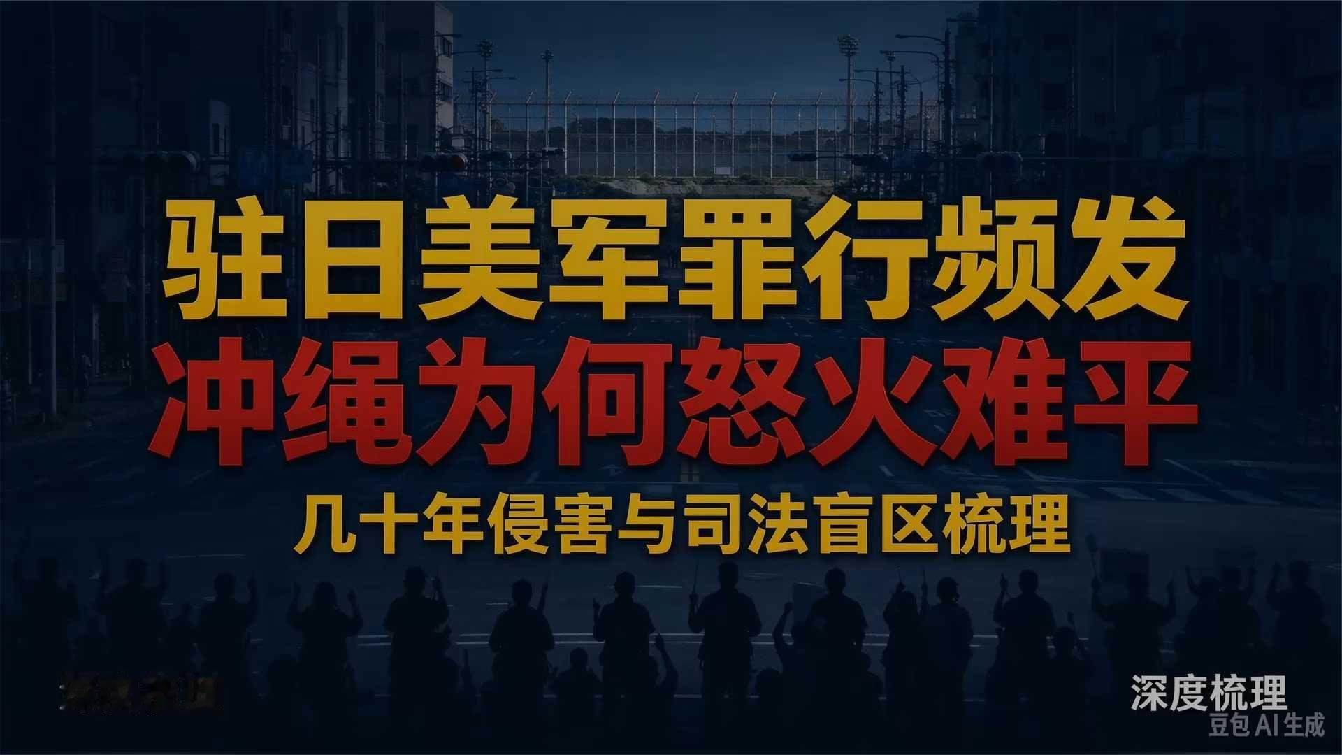 驻日美军罪行频发，冲绳为何怒火难平！