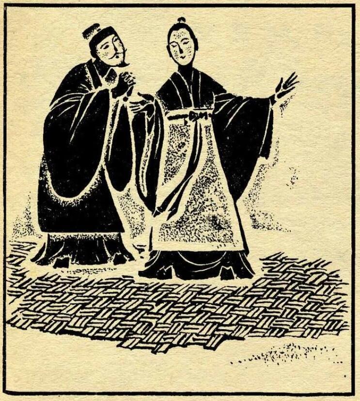【80年代的成语故事连环画，国风古韵】-画｜康自强 绘《别无长物》遇见艺术新城事