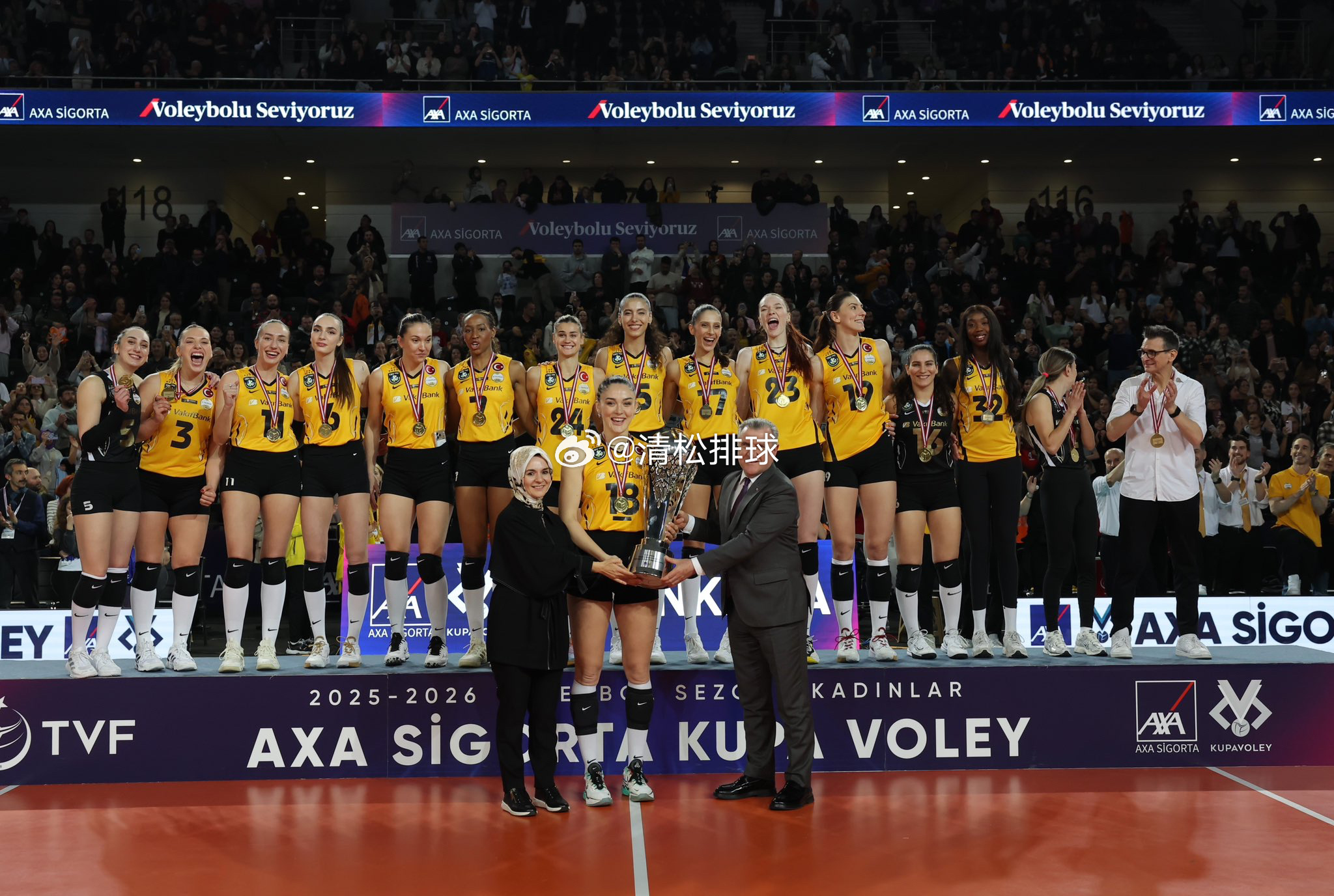 【技术统计】2025-2026土耳其女排杯冠亚军决赛瓦基弗银行3-1伊萨奇巴希（