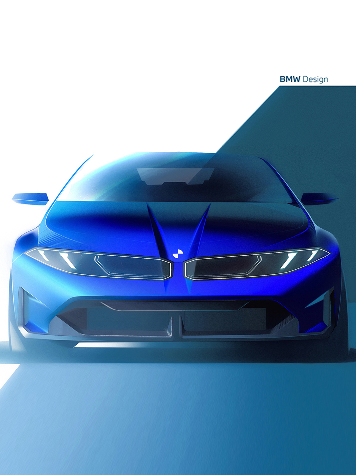 一天一张文艺照 新世代宝马i3设计稿～ 