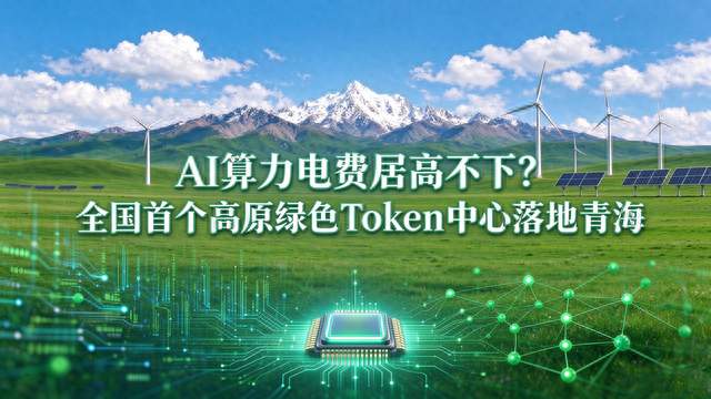 AI算力电费居高不下？全国首个高原绿色Token中心落地青海