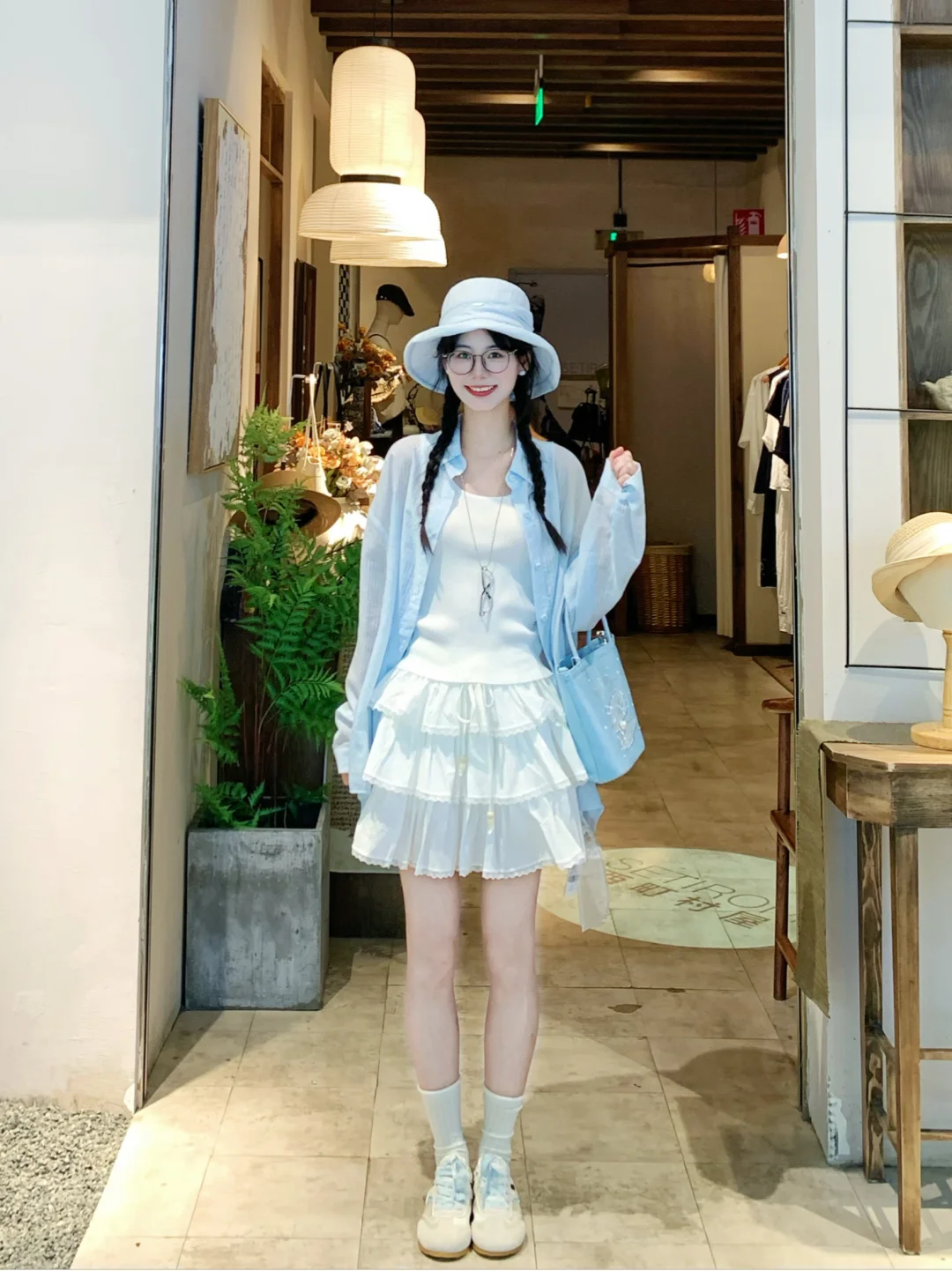 🩵氧气少女感 ❄️蓝白清爽搭配～🫧