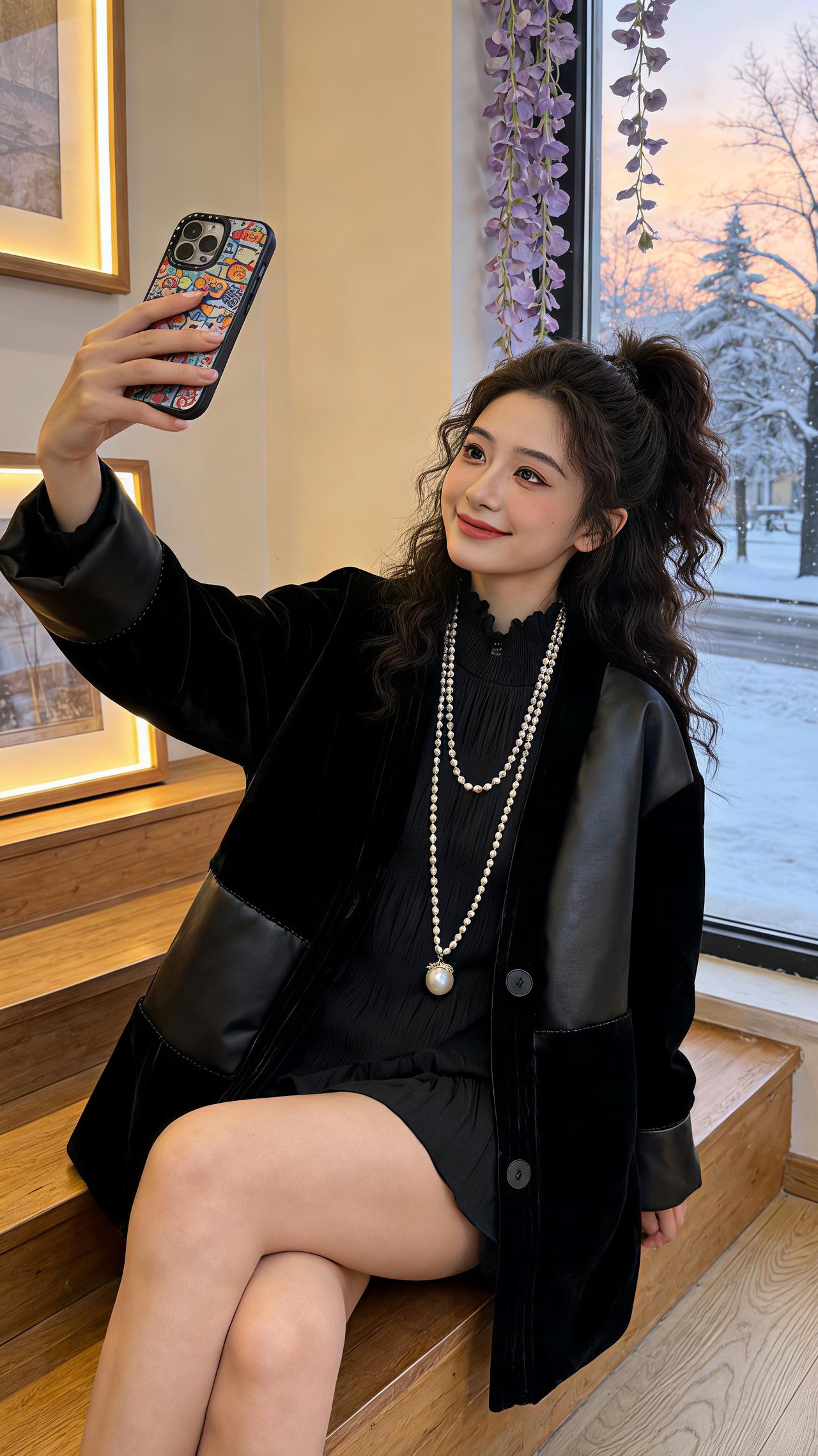 温柔穿搭 穿搭 冬季穿搭 保暖外套 新年战袍