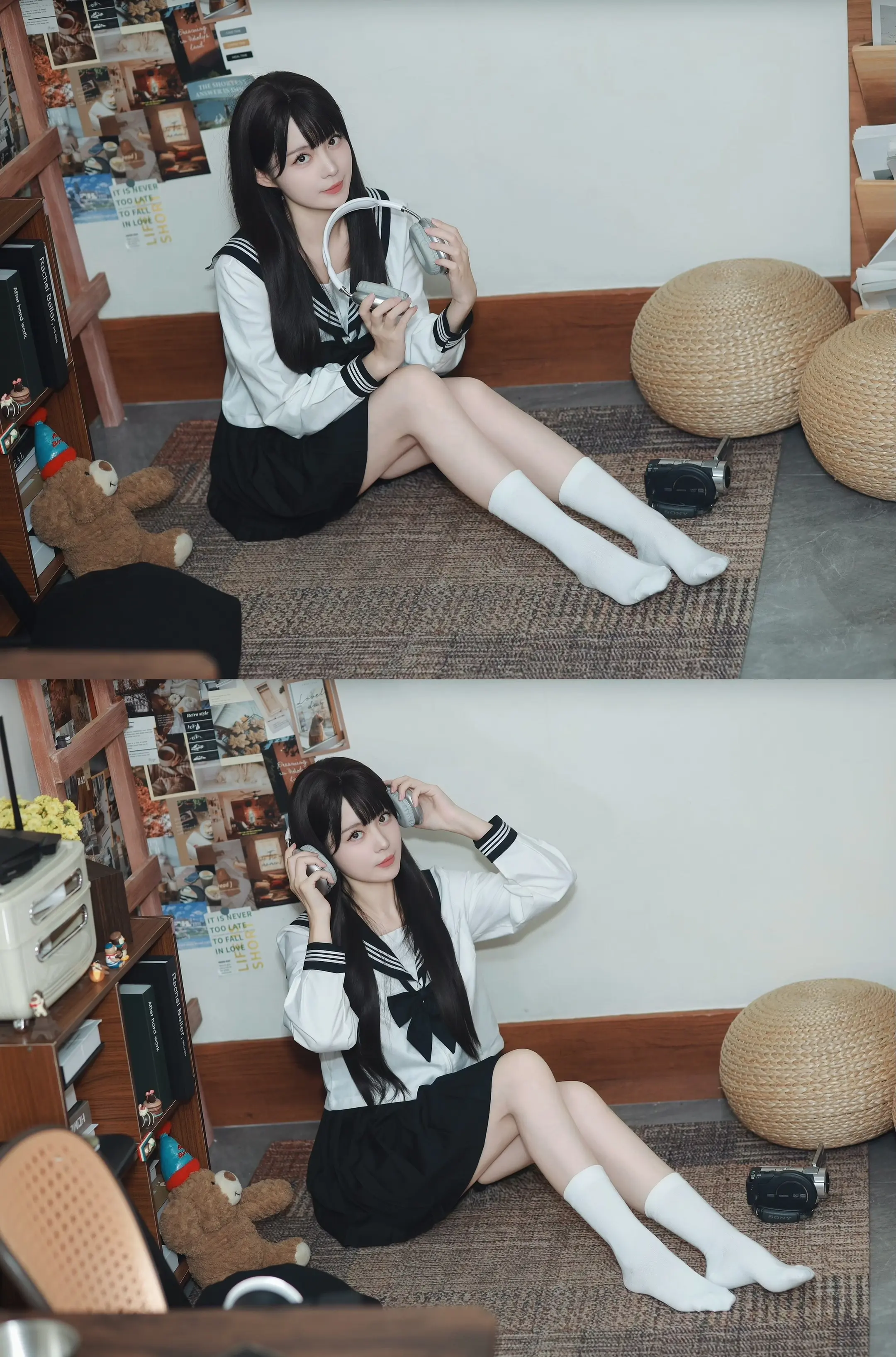 J K制服写真 韩琳。