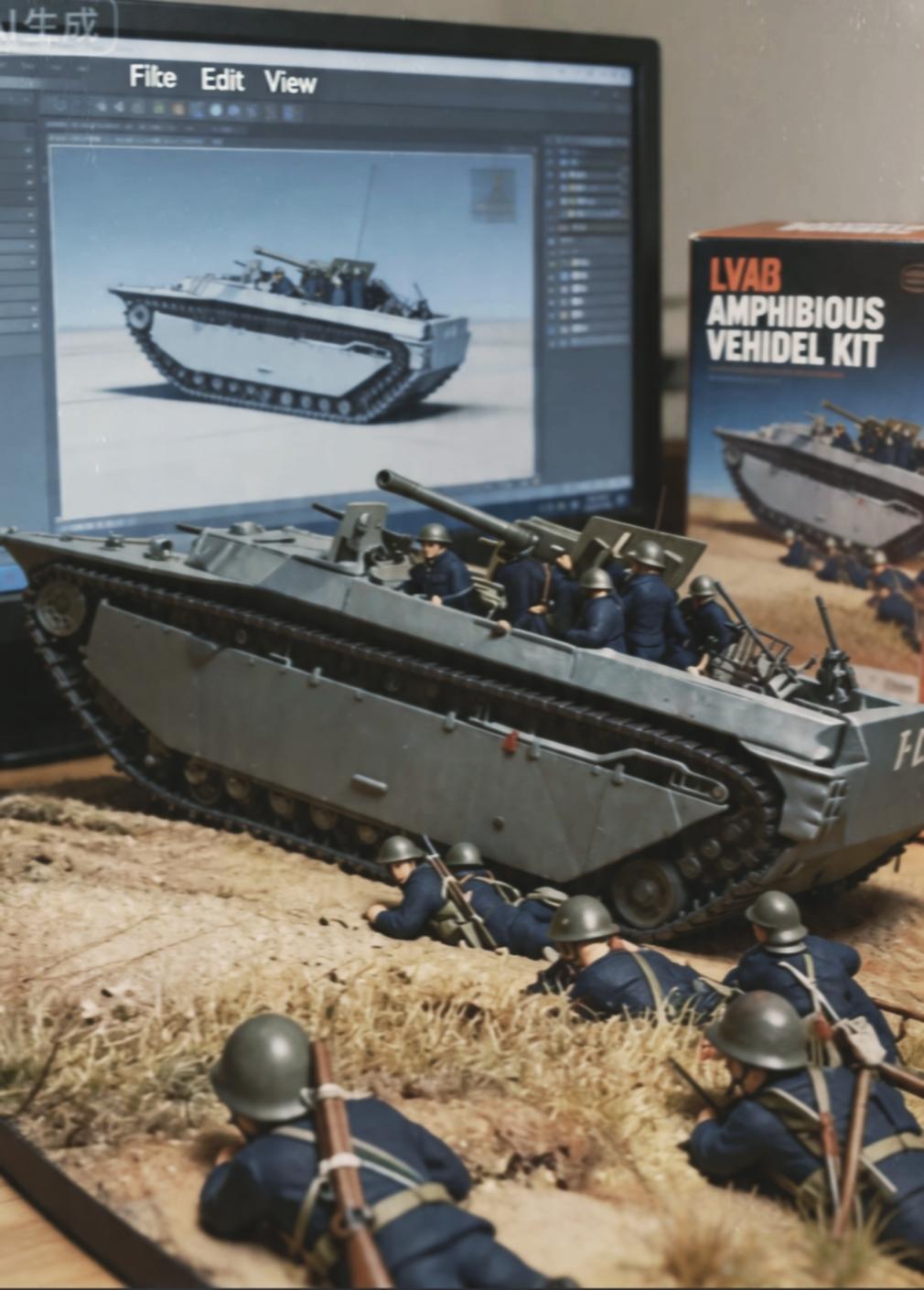 钢铁“水老鼠”：美制LVT - 4与苏制ZIS - 3的奇妙搭配
缘起：20世纪