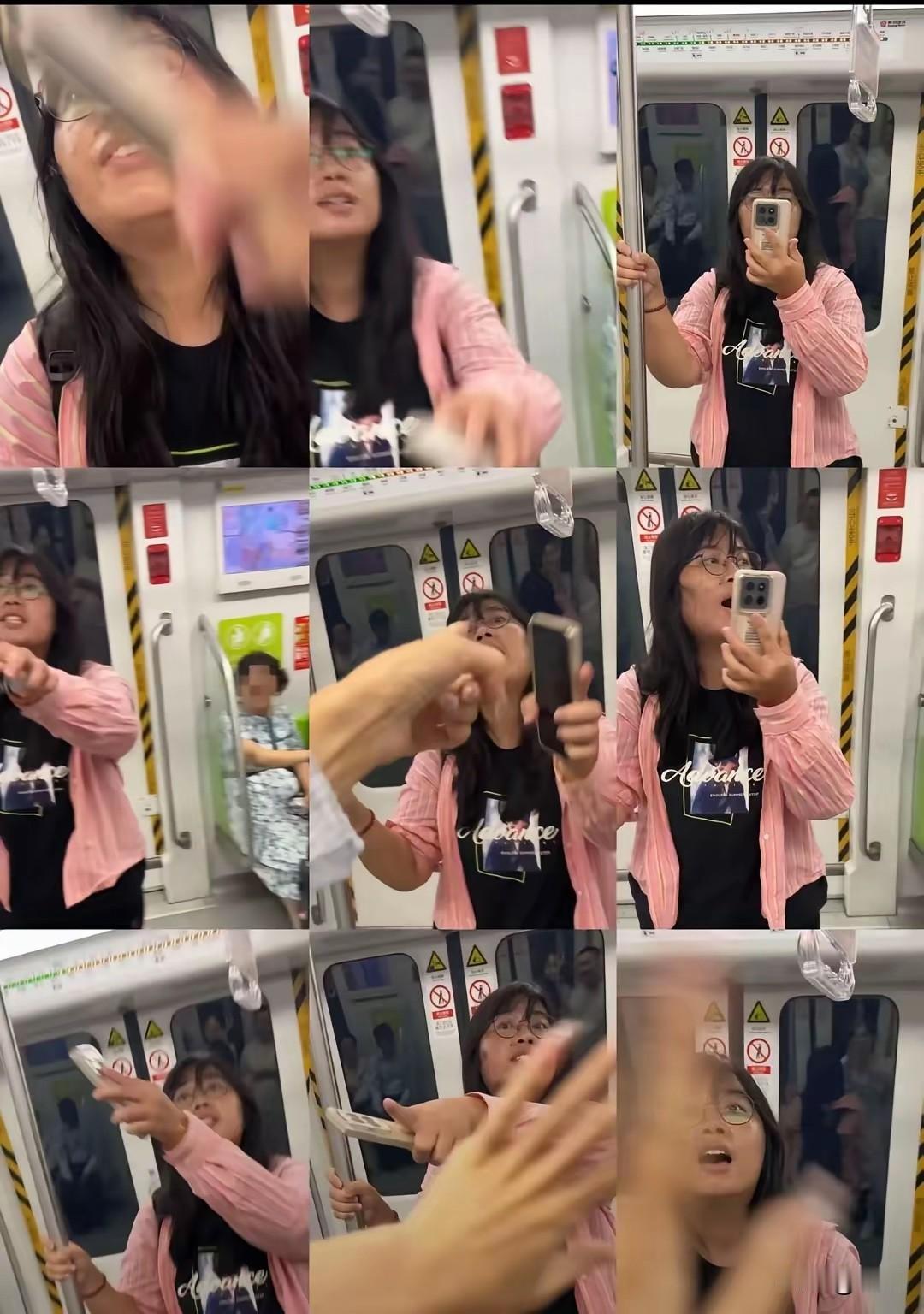 小编发现，近期南京一女拳份子，在大家坐地铁🚇到鸡鸣寺站的时候，一个小朋友指出这