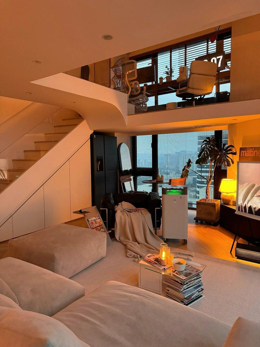 40平loft| 住进不开窗也能空气清新的家🏠