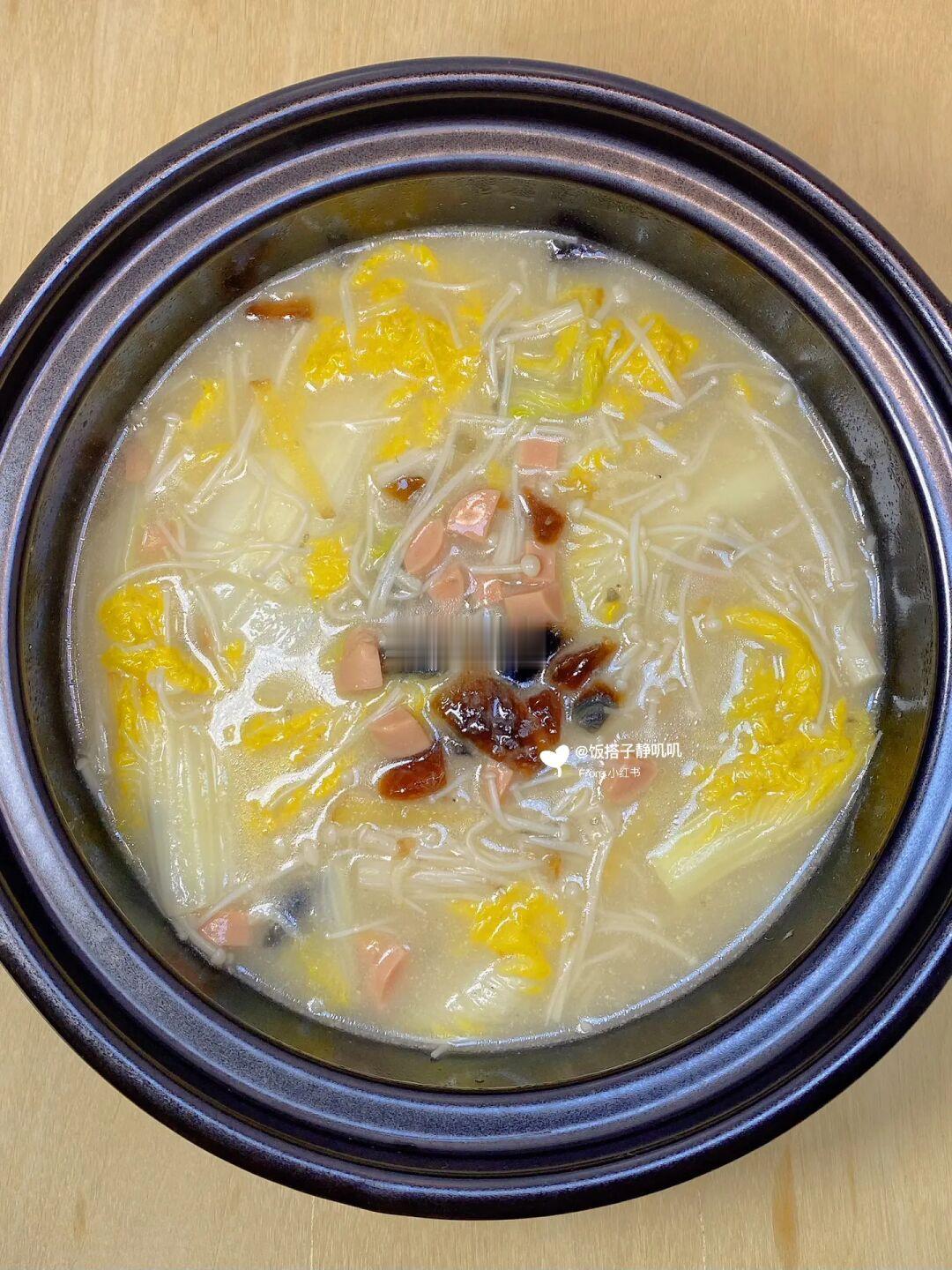 奶fufu🥛的低卡上汤娃娃菜，喝一口鲜掉眉毛