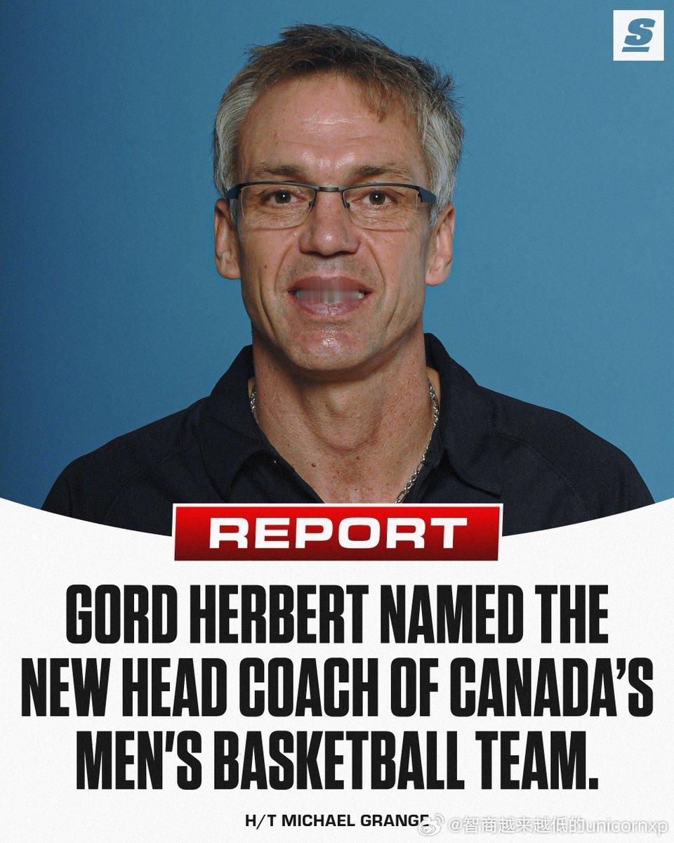 Gord Herbert出任加拿大男篮国家队主帅，23年曾率领德国男篮拿下世界杯