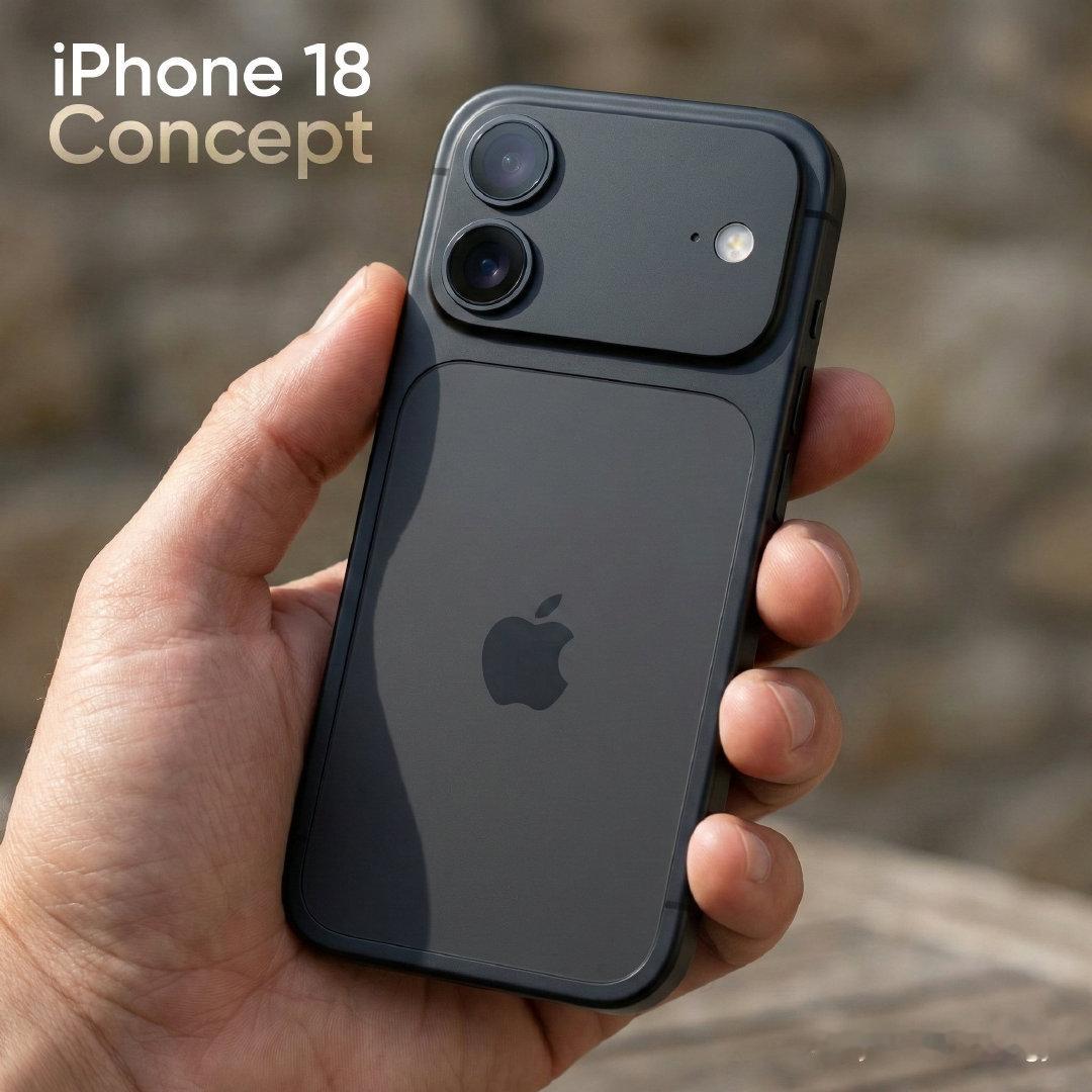 iPhone18系列外观出炉我心中一直的疑惑：iPhone 18 会不会变成这样