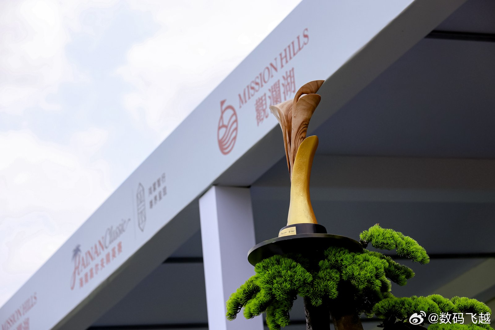 看见高尔夫选手在海南30度的天气里，拉开尊界S800的后排冰箱，拿出一瓶冰水的那