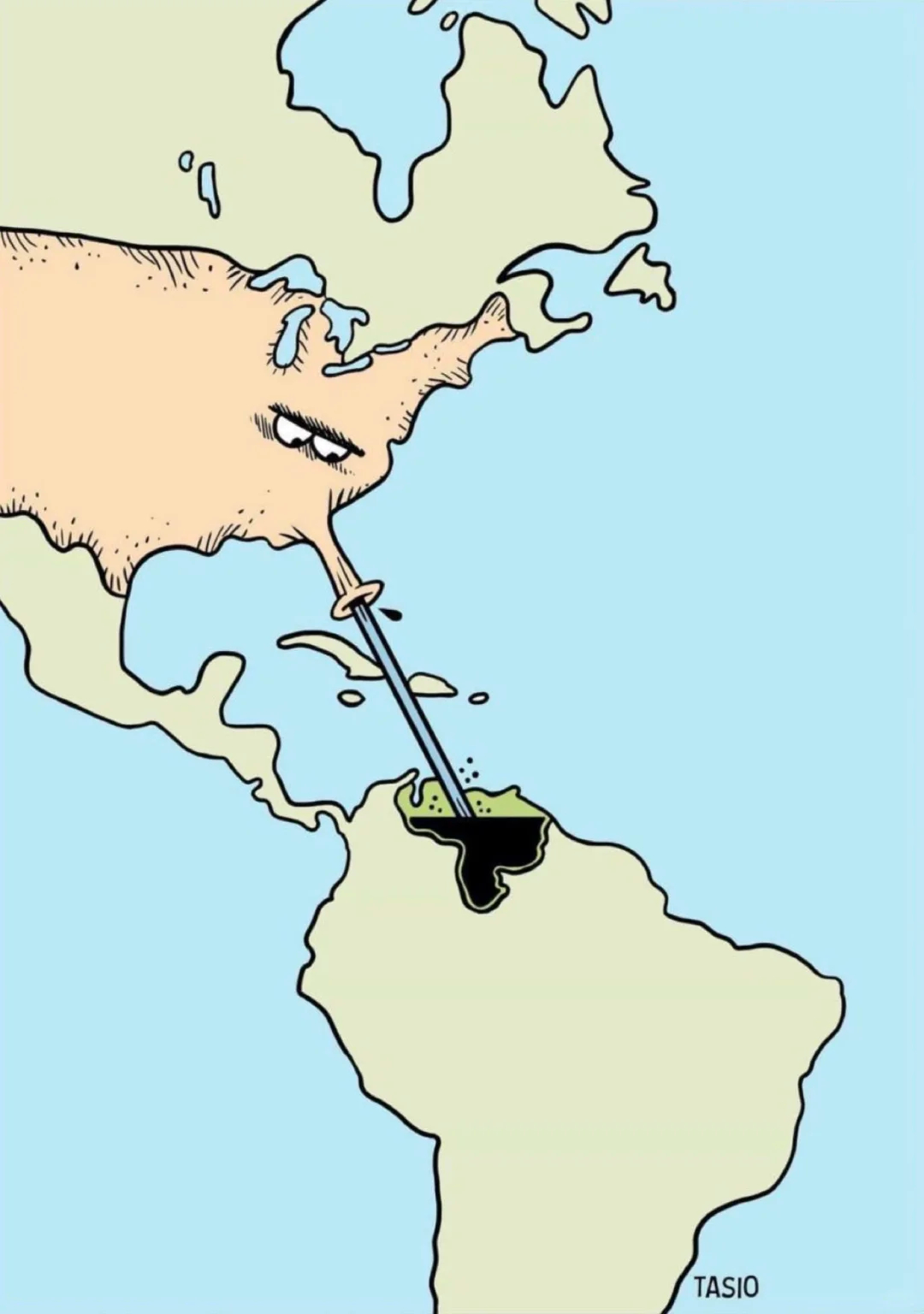 捡到一张图，画的很形象。说个题外话，AI算力竞争，急剧消耗能源，可能会间接掀起更