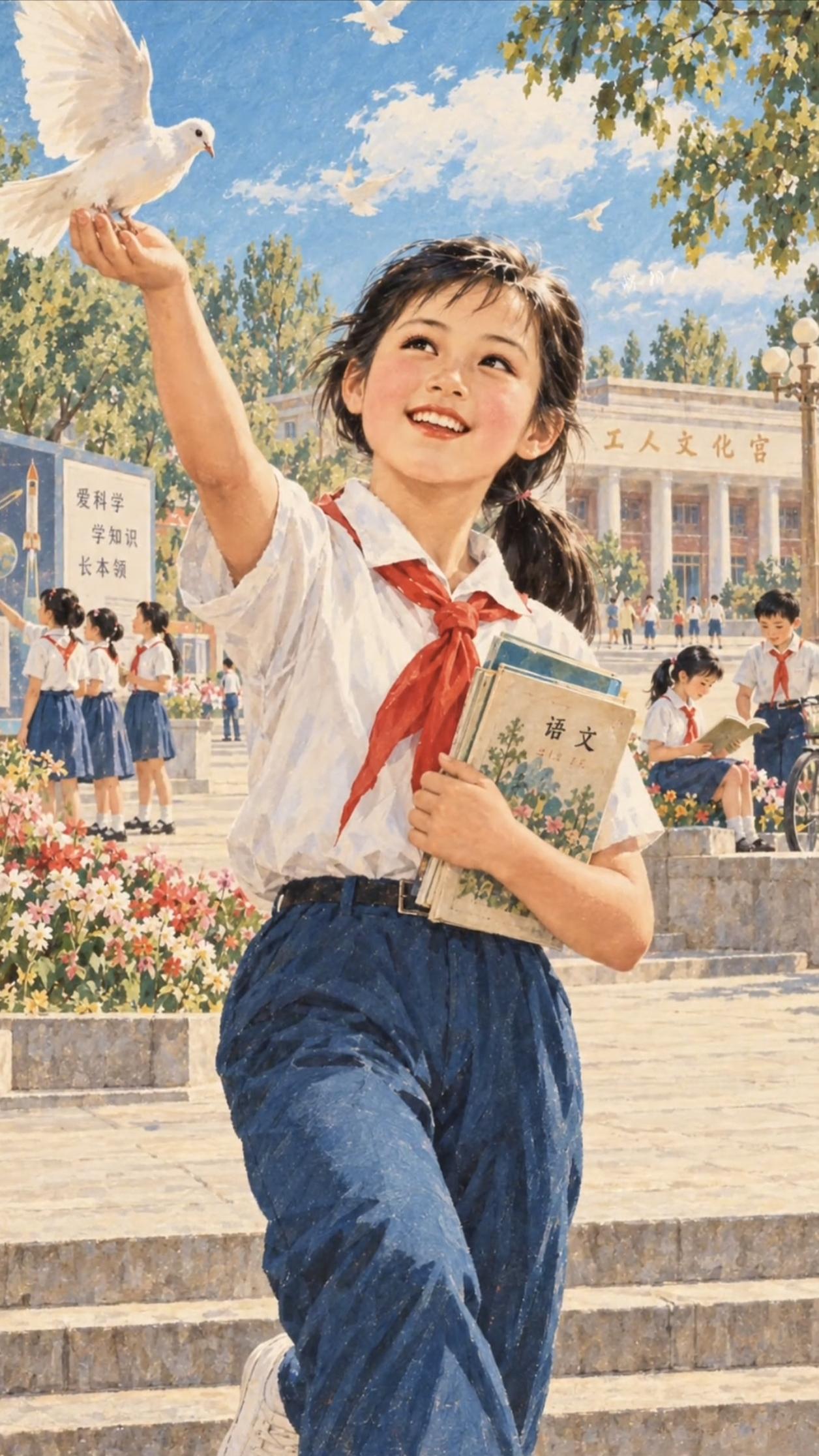 那是一个充满阳光、人人积极向上的年代，眼里有理想，心中存希望，就连童年，都一片明