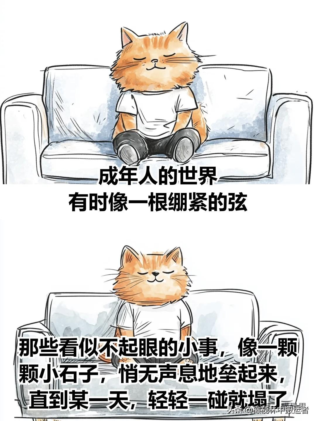 治愈漫画 I 成年人的崩溃，都是从“小事积累”开始的漫画治愈时刻 漫画治愈心灵