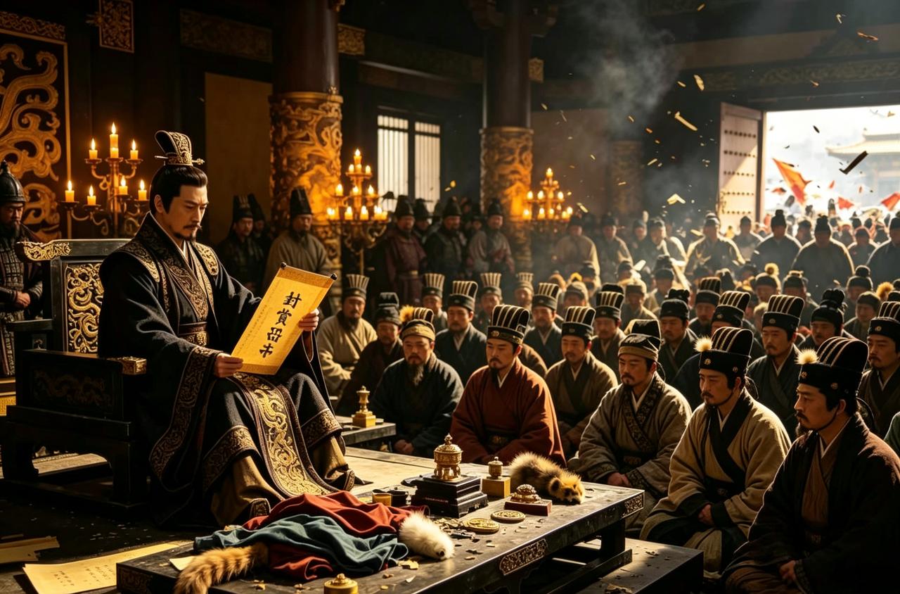 301年，西晋赵王司马伦只用半年时间就走完了篡位流程，夺走了晋惠帝的皇位，上演了