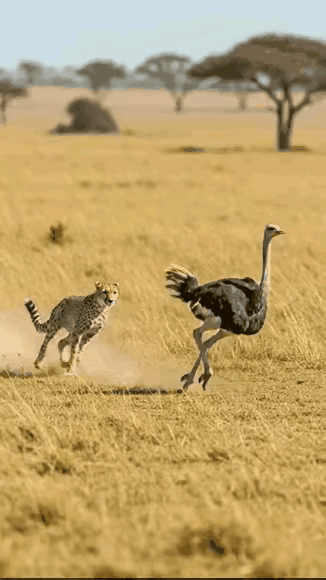鸵鸟的速度，竟然能比得过猎豹？