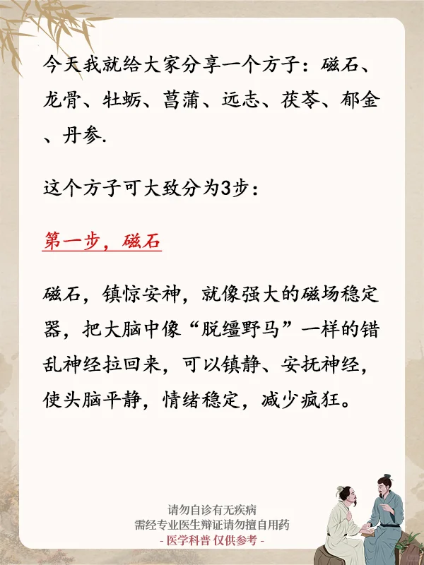 精分就像是大脑病毒侵袭，有味“镇狂薬，比瑰宝还难得，将幻听幻视妄想za...