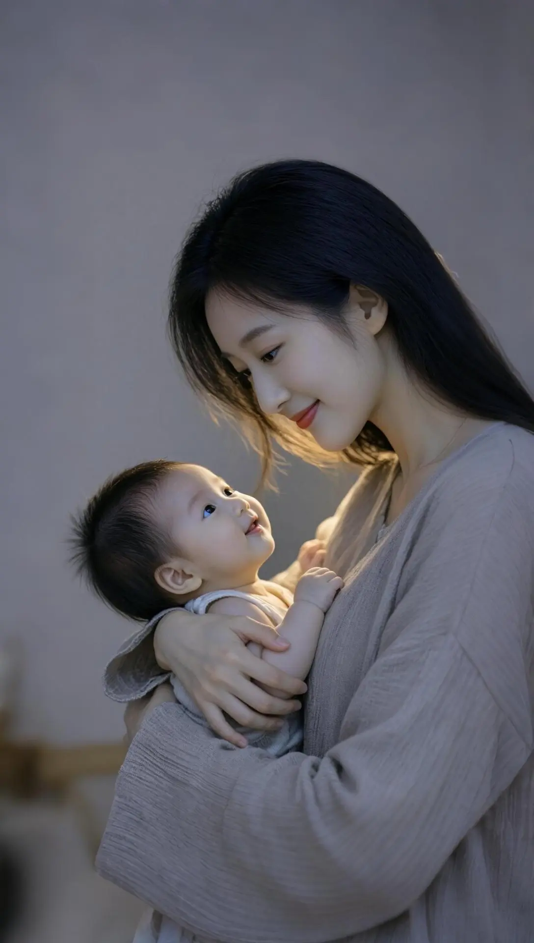 AI柔光亲子照 随变ai随便玩