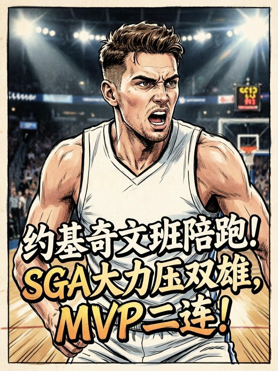 约基奇文班均陪跑！亚历山大力压双雄，二连MVP！同时，他还成为NBA历史上第14