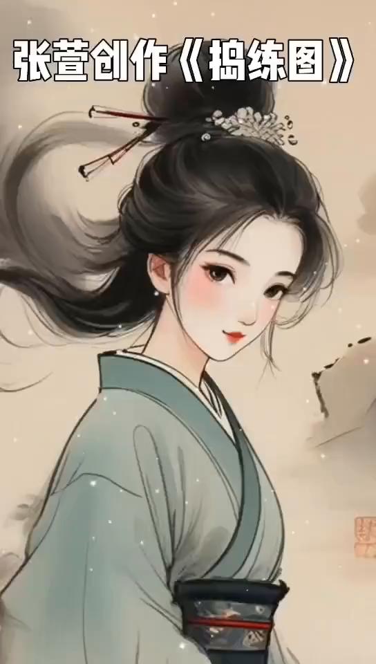 张萱创作《捣练图》。
如果中国古代人物画里哪一幅最能让人一眼看见盛唐气象，那么张