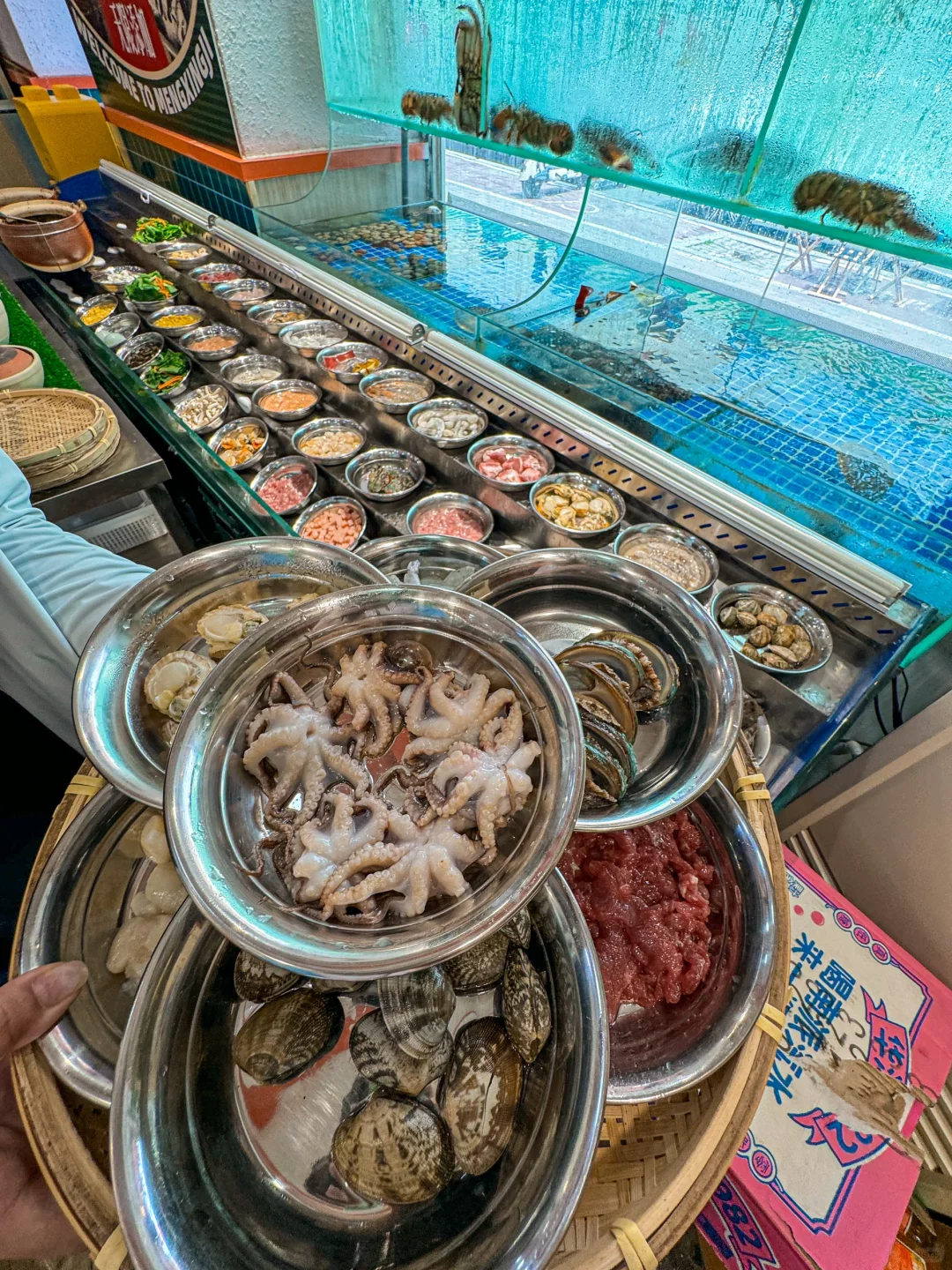 沈阳！自选海鲜砂锅粥真的好吃啊啊啊啊！！！