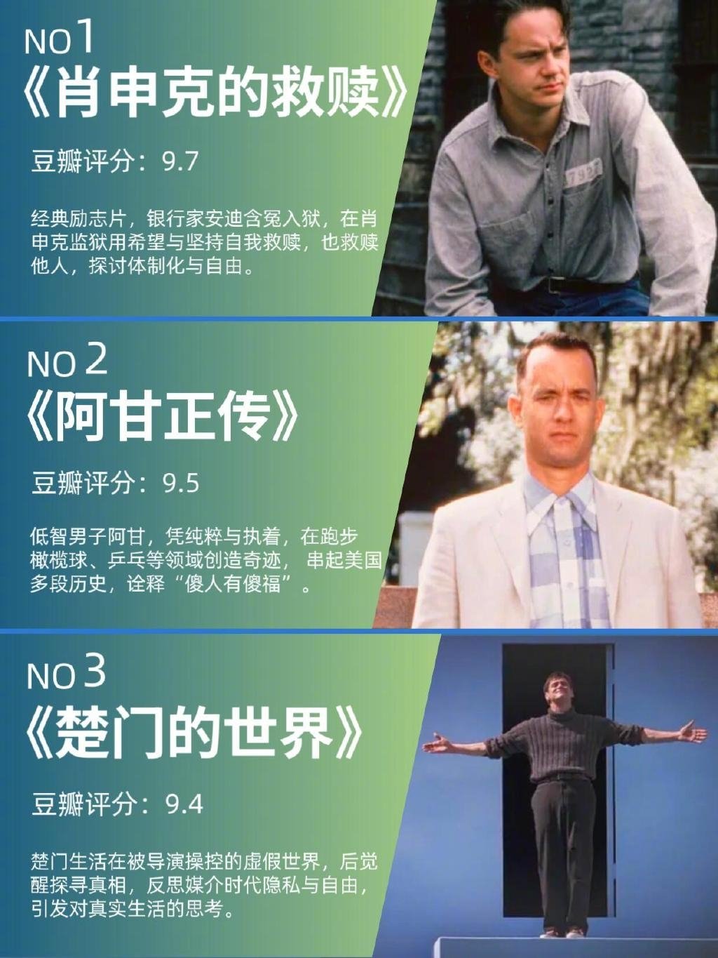 那些值得反复观看的励志电影。 ​​​