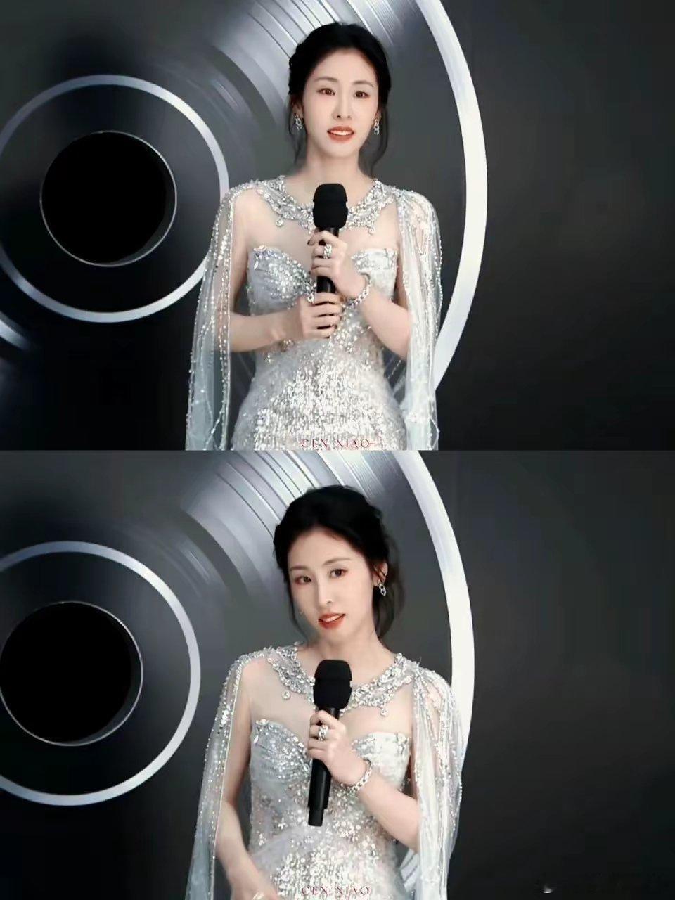 #张碧晨红毯造型好仙#张碧晨今天的白色半透纱裙仿佛让她置身于银河之中，真的好仙啊