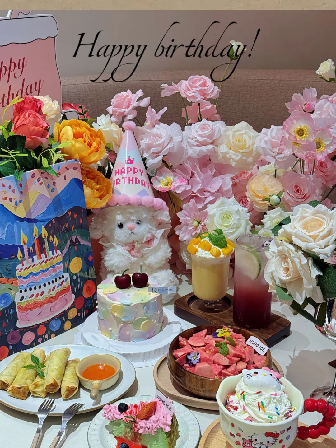 坂田颜值天花板HOHO融合料理 新品水果雪冰真的美到心巴！ 芒果/草莓...