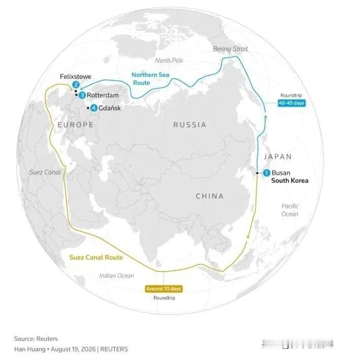 韩国开启本国首趟北方海航道集装箱船试航
泛星航运旗下、额定运力 2758 标准箱