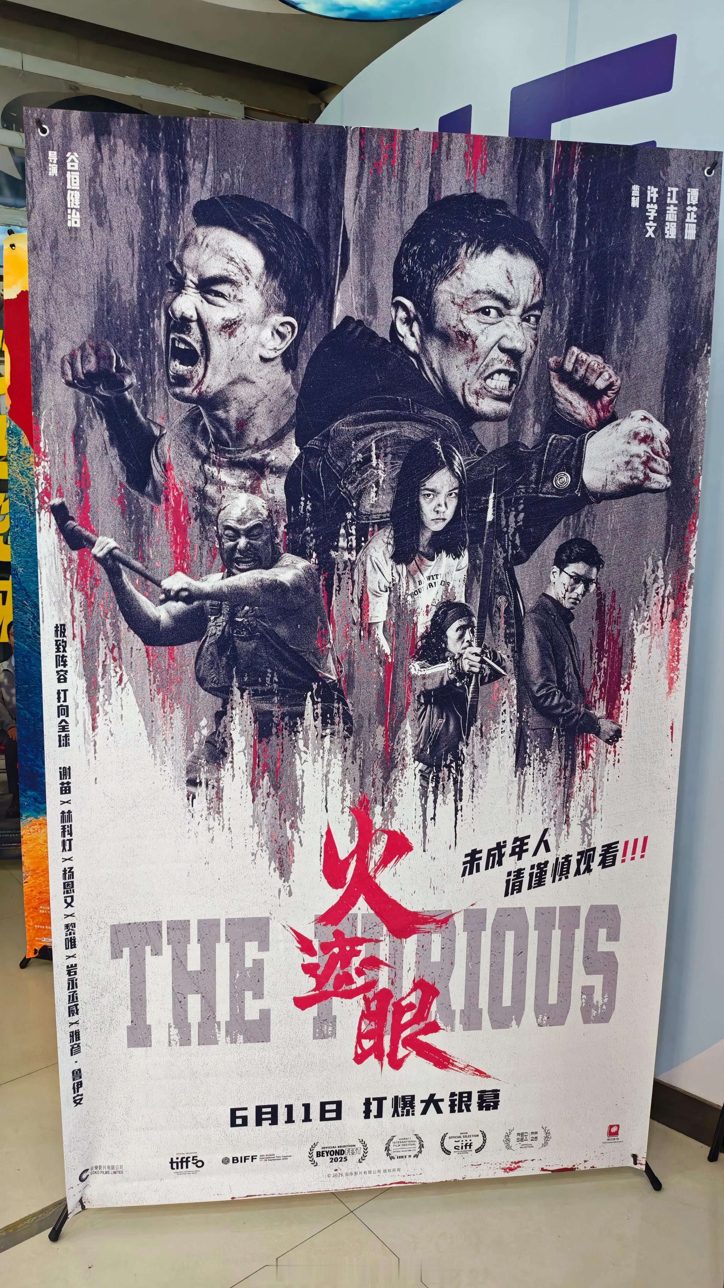 电影火遮眼 期待了很久今天终于终于看上了，果然没有让观众失望，拳拳到肉，太爽了。