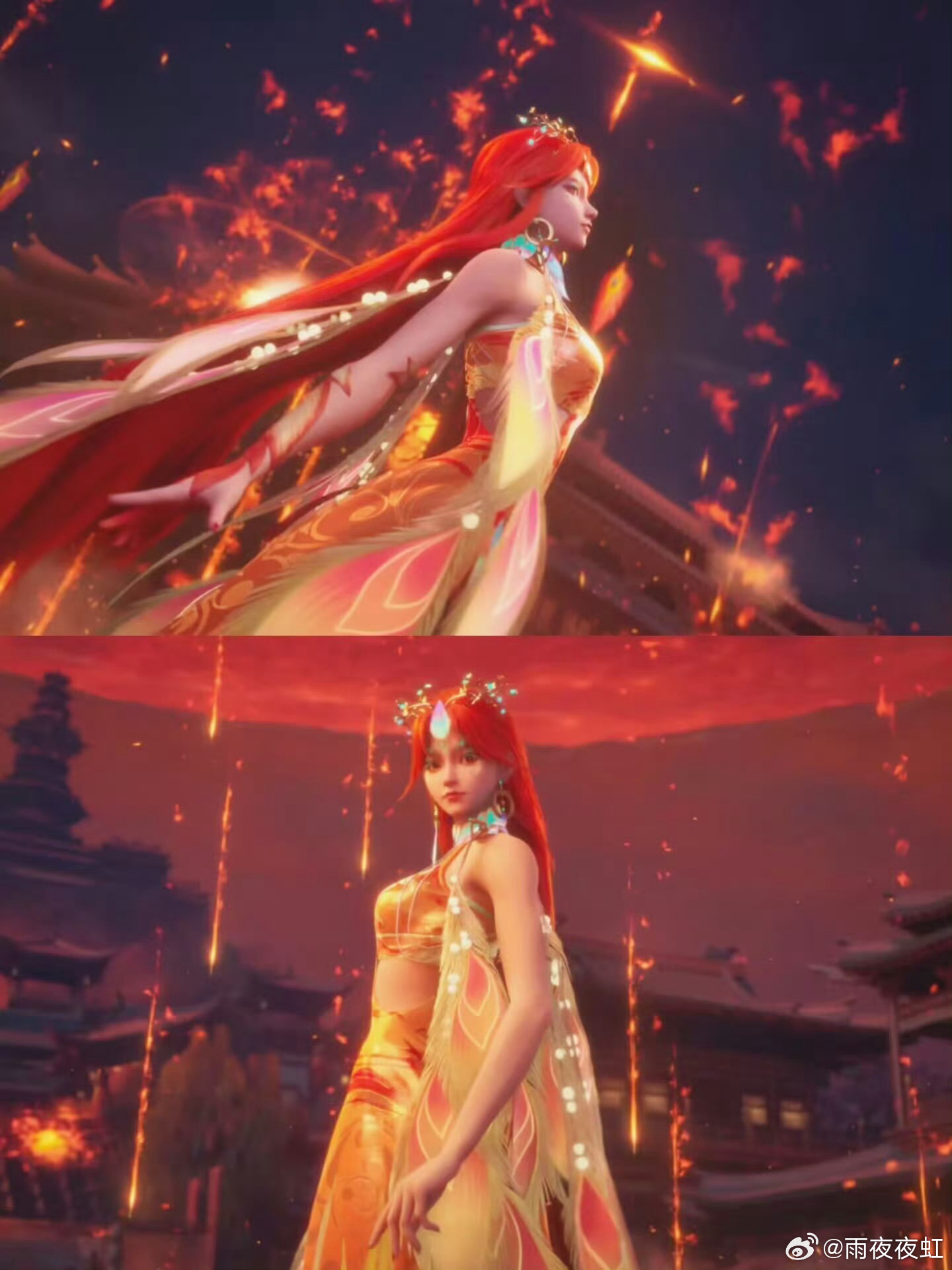 沧元图年番定档打卡沧元图年番名场面预定！凤凰火焰中公主抱七月，孟川的守护力MAX