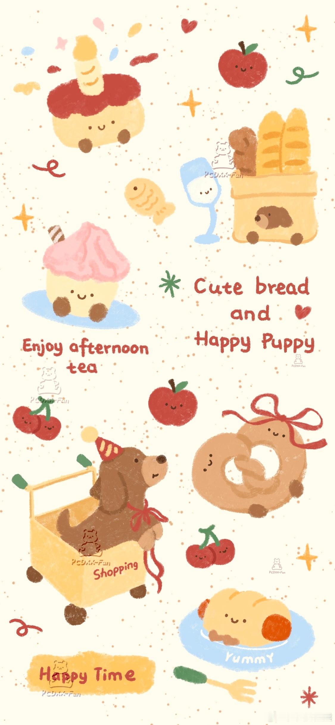 可爱动物玩偶合集🎈原创壁纸合集日更壁纸啦！❤️未经授权🈲️商用二改🈲️抄袭