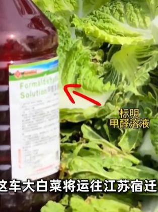 “甲醛白菜”运输司机称运往宿迁，当地开启核查，暂未发现甲醛超标情况。
 
8月2