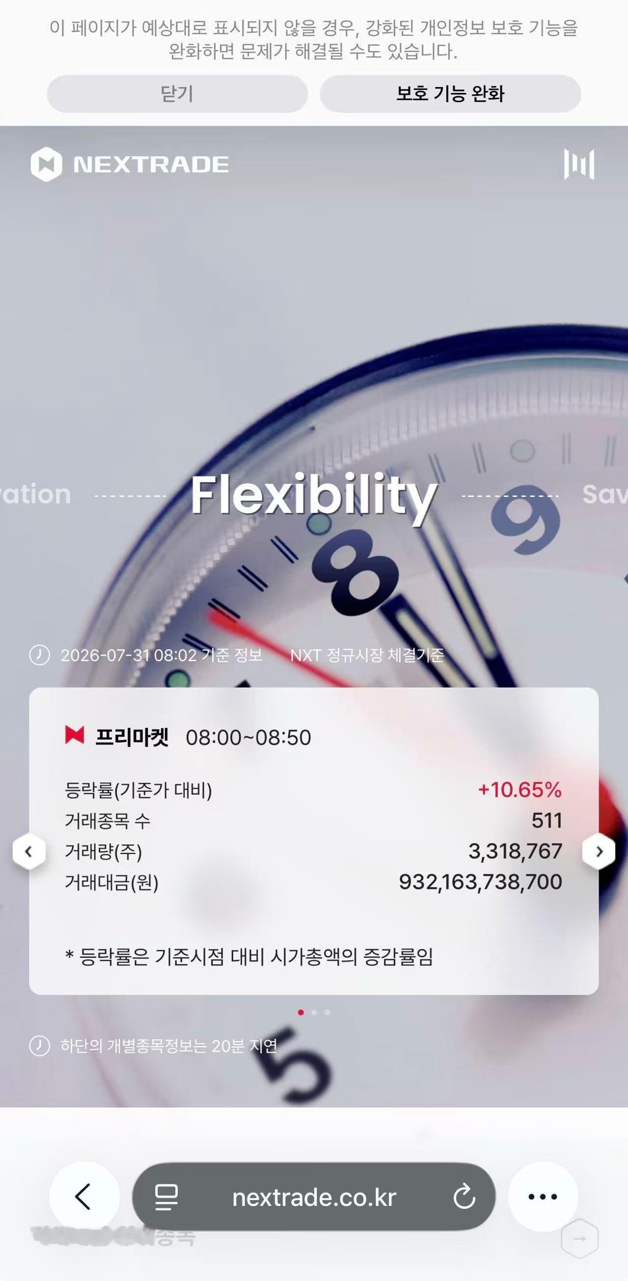 韩国元大证券总裁，刚发我韓國🇰🇷替代交易所（pre-market) 盤前已經