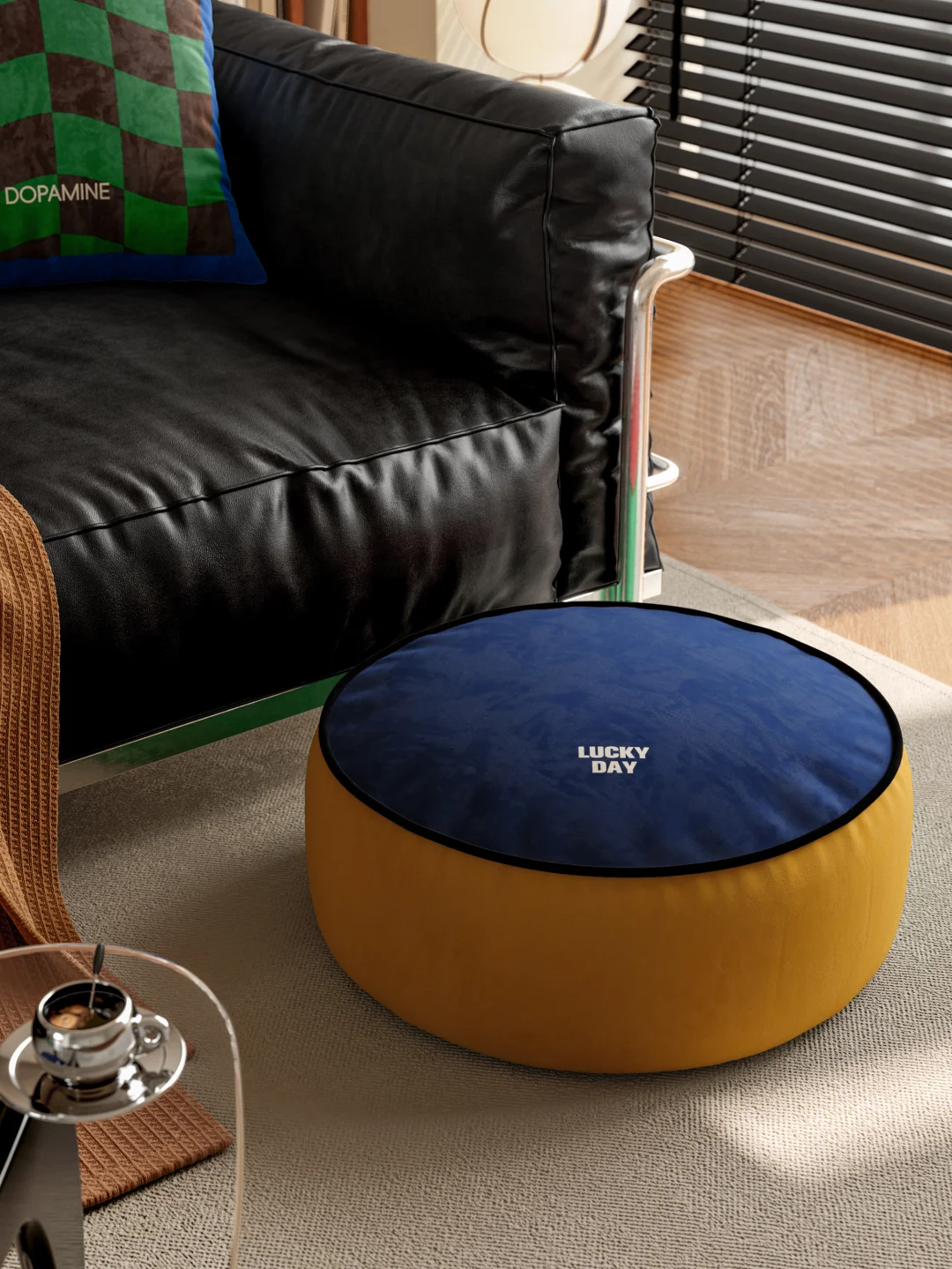 Bauhaus🔴🟡🔵复古撞色坐墩耐看不过时