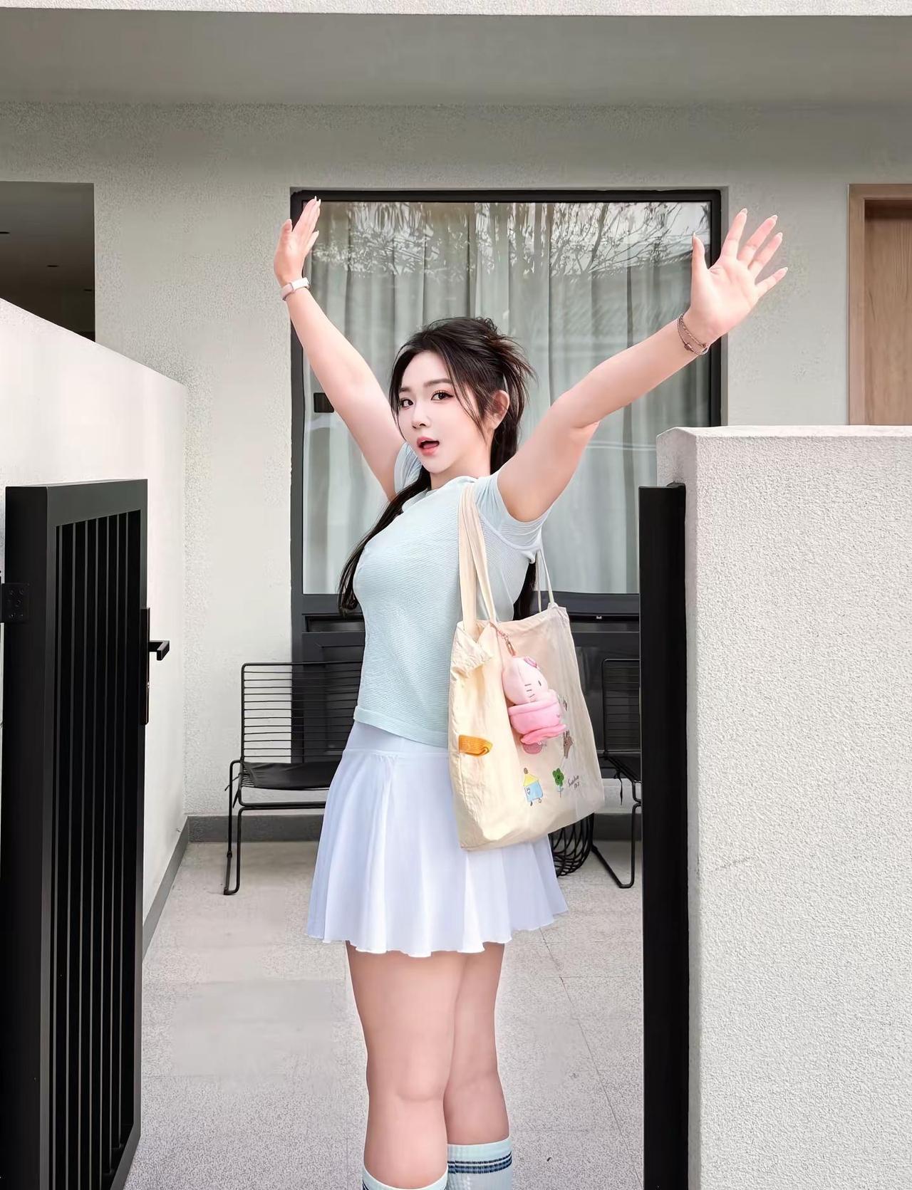 运动学生风👩🏻‍🎓。甜妹户外穿搭 运动系女孩 瑜伽服 微胖女生