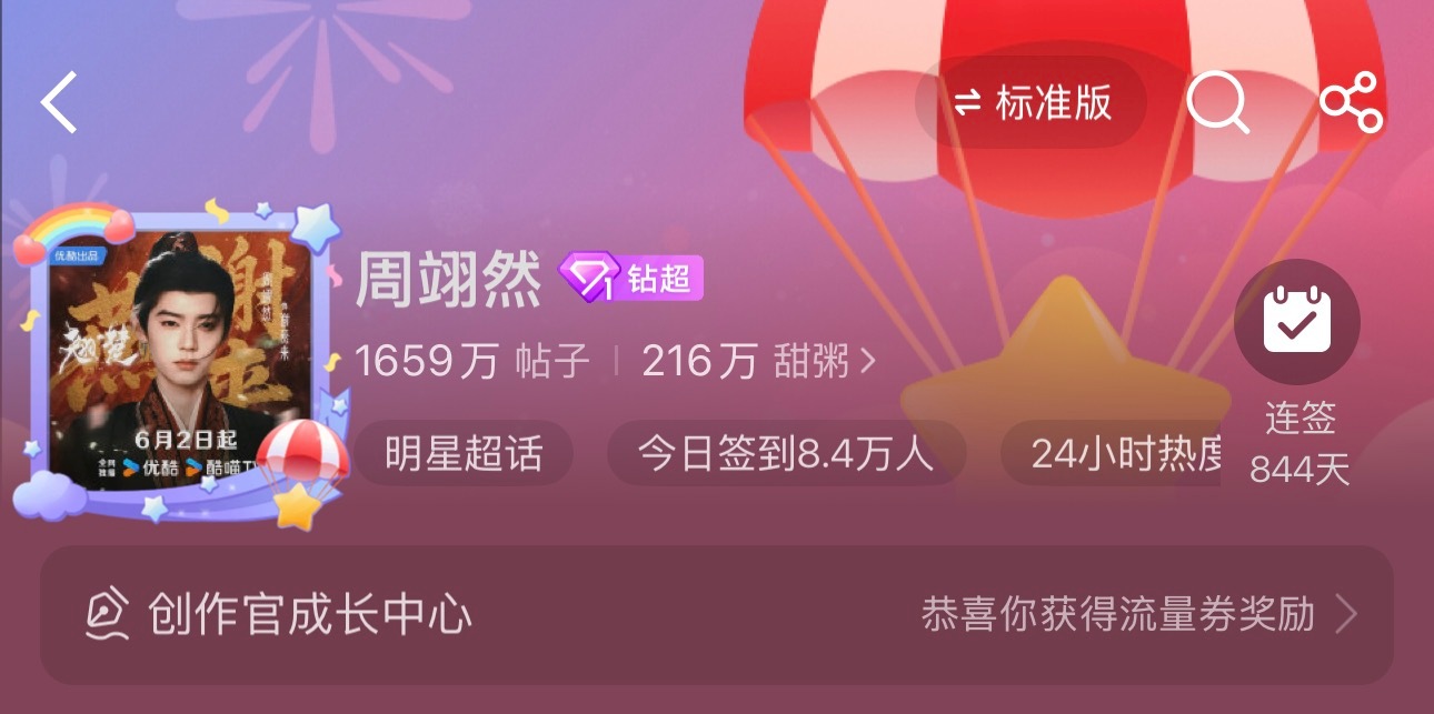 周翊然有效播剧谢燕来好厉害吧