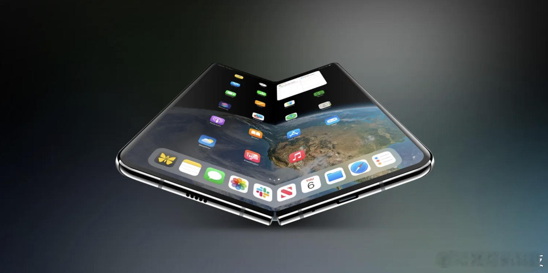 【苹果折叠iPhone或明年亮相】根据最新爆料显示，苹果首款折叠iPhone计划
