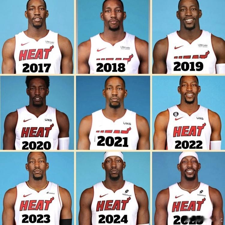 阿德巴约生涯9年媒体日的定妆照拼图我的观赛搭子nba季前赛 ​​​