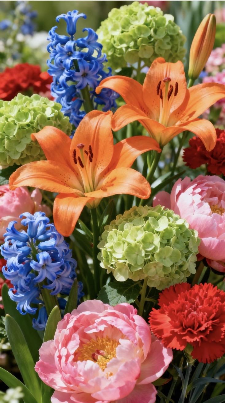 上联：春景添妆花似锦
下联：东风执剪柳成绦