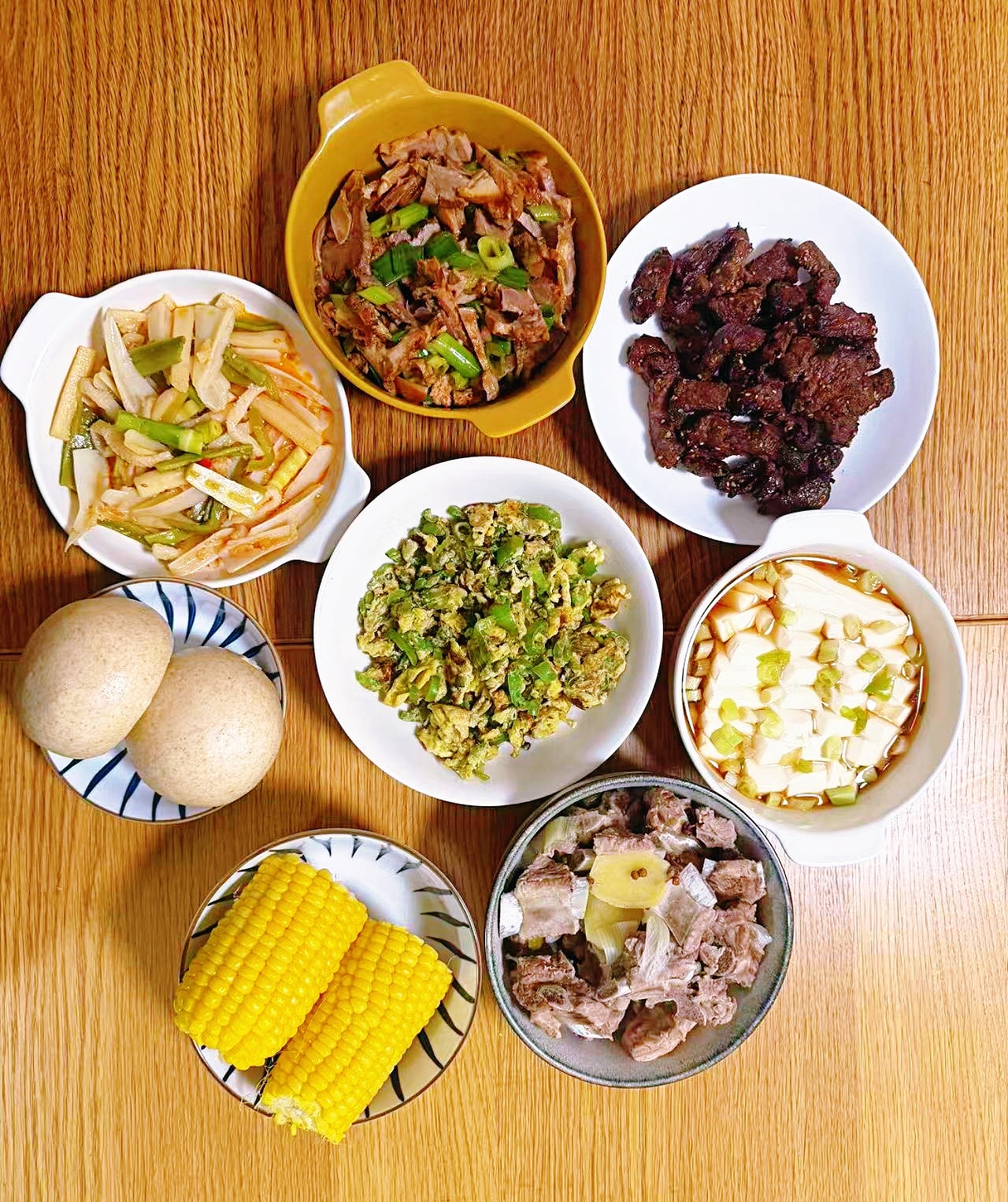 生活的模样一日三餐 周末日常就是做饭陪娃～队友说他现在完全不想出去下馆子，在家吃
